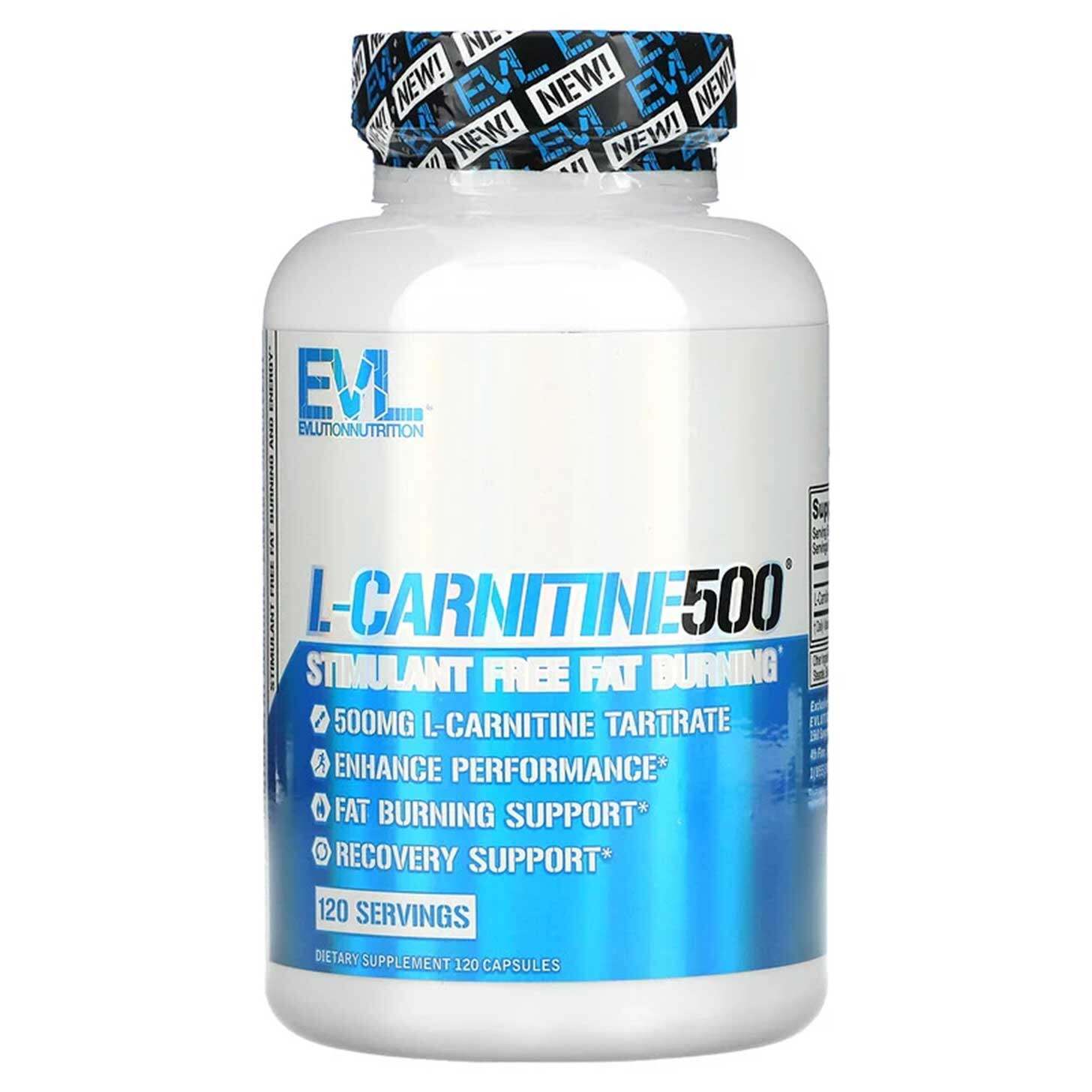 EVLution Nutrition, L-CARNITINE 500